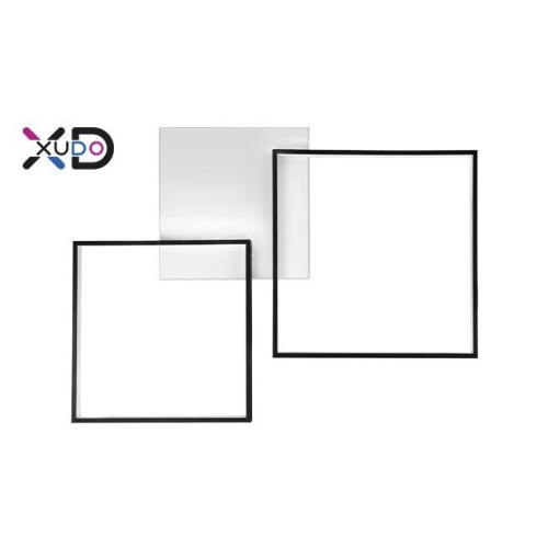 ^PLAFON LED 57W CCT 79X58CM CZARNY XUDO