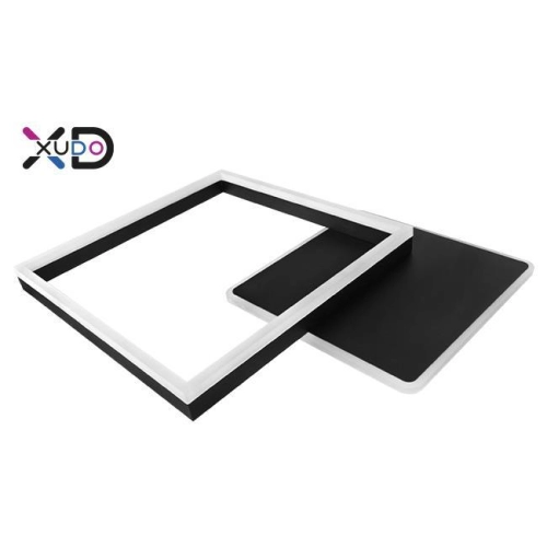 ^PLAFON LED 46W 4000K 55x47CM CZARNY XUDO