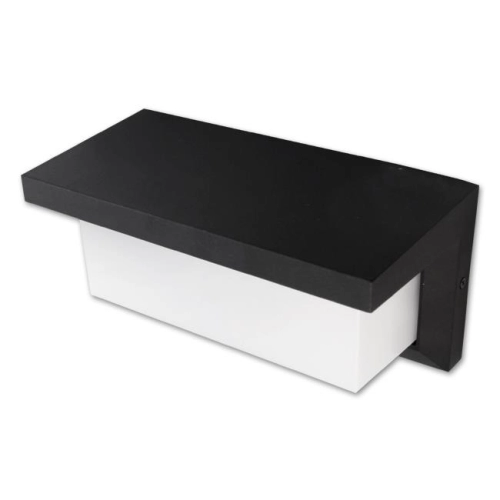 KINKIET LAGOS 12W 4000K IP54 CZUJNIK CZARNY 9172