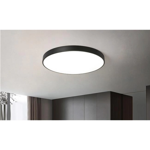 ^PLAFON OKRĄGŁY 72W CCT 50CM CZARNY XUDO