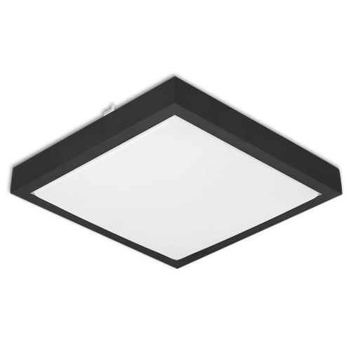# PLAFON SOLEN KWADRATOWY PW 24W CZARNY IP44 7432