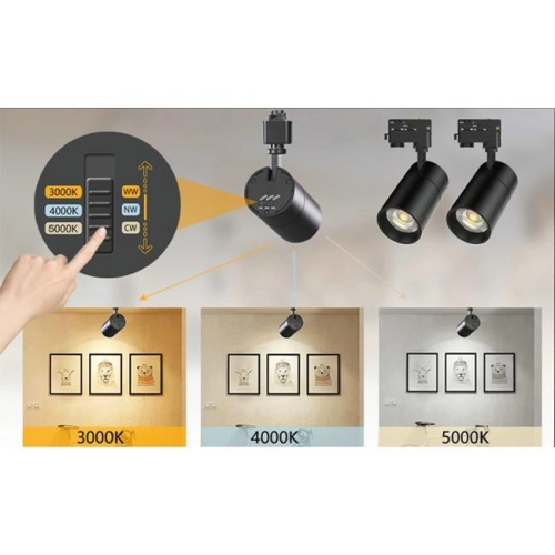REFLEKTOR PULSO 1F 10W CCT 36° CZARNY 0247