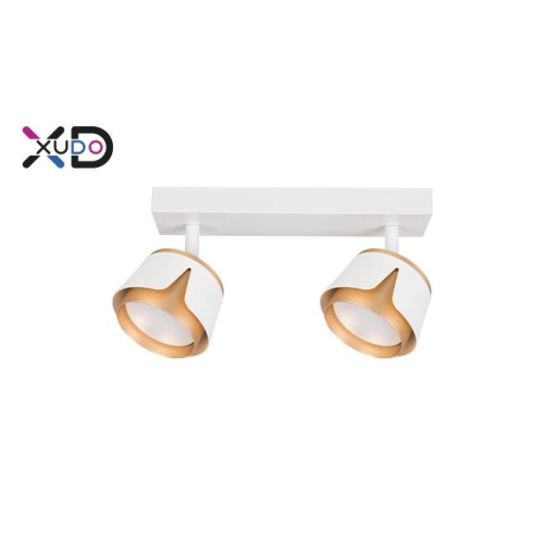 ^SPOT 2XGX53 BIAŁY ZŁOTY TULIPAN XD-IK282W