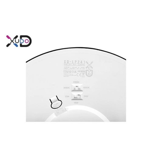 ^PANEL LED ROUND 12/18/24W WW/NW/CW 8W1 CZ XUDO