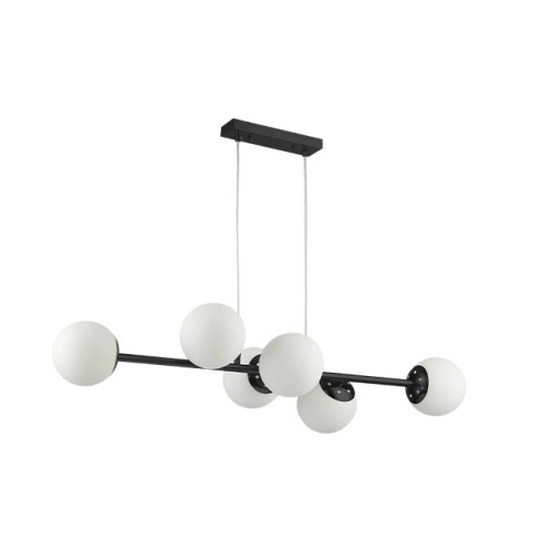 LAMPA WISZĄCA BALI 90CM 6x E27 CZARNY 0029
