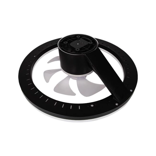 ^PLAFON LED 45W CCT WENTYLATOR 50CM CZARNY XUDO