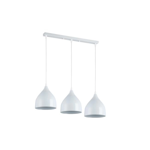 LAMPA WISZĄCA LISTWA 3XE27 COMO BIAŁY 0085