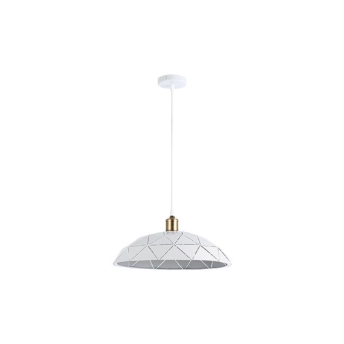 LAMPA WISZĄCA E27 DALIA BIAŁY/MIEDŹ 0095