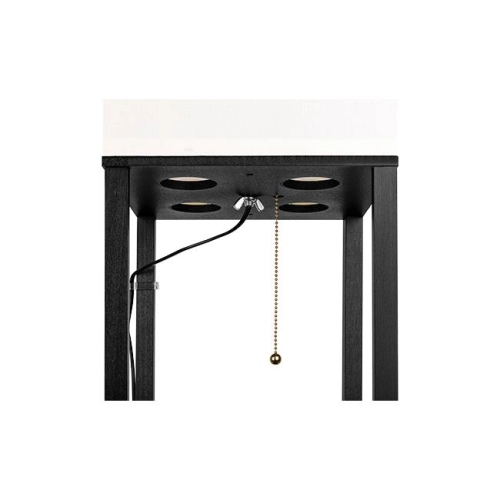 ^LAMPA PODŁOG. GANTO 1XE27 160CM CZARNA 0209