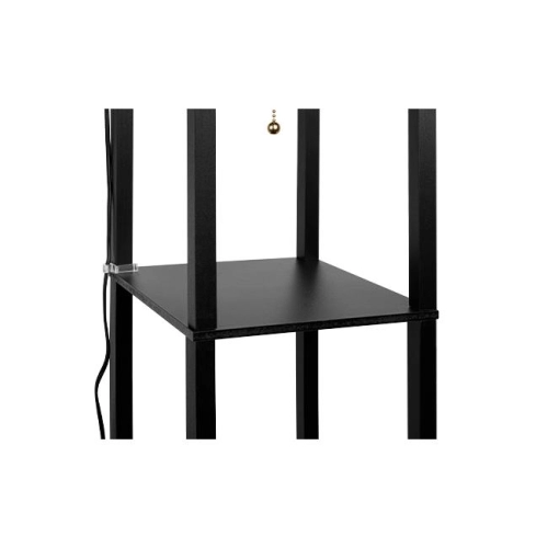 ^LAMPA PODŁOG. GANTO 1XE27 160CM CZARNA 0209