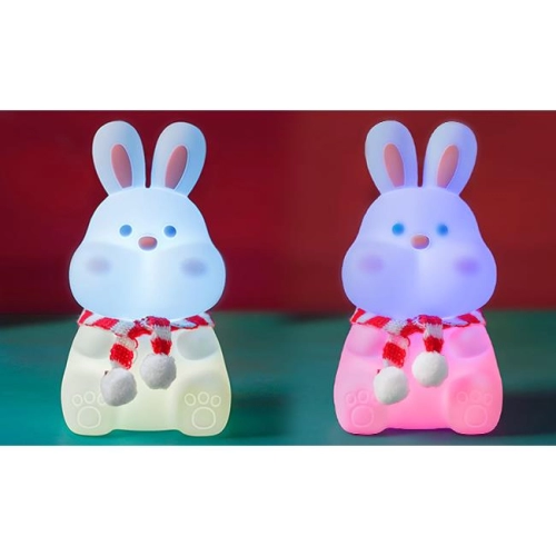 ^LAMPKA NOCNA KRÓLIK LED RGB+WW 9000