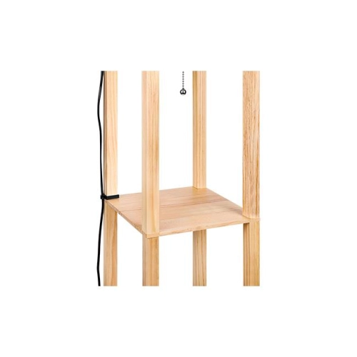 ^LAMPA PODŁOG.GANTO 1XE27 160CM DREWNO 9218