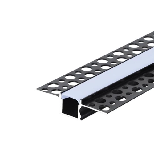 ZESTAW PROFIL GK 12MM CZARNY + KLOSZ ML 2M 9568