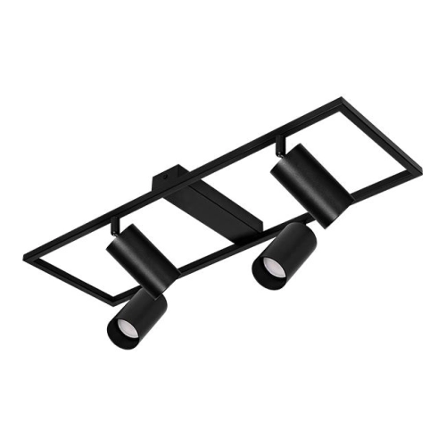 PLAFON BUMO 4xGU10 CZARNY 9481