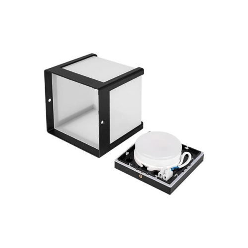 ^KINKIET CUBE-1 GX53 IP54 CZARNA 9488