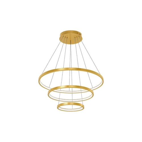 LAMPA LED WISZĄCA COMA 20/40/60 CM 77W CCT ZŁOTY