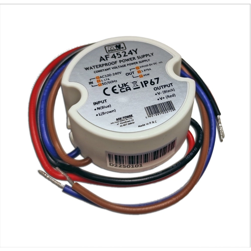 ZASILACZ LED 24V 45W 1,87A IP67 DOPUSZKOWE