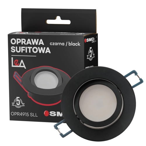 $ OPRAWA LEA CZARNA OKRĄGŁA 5Y SMD LEDline