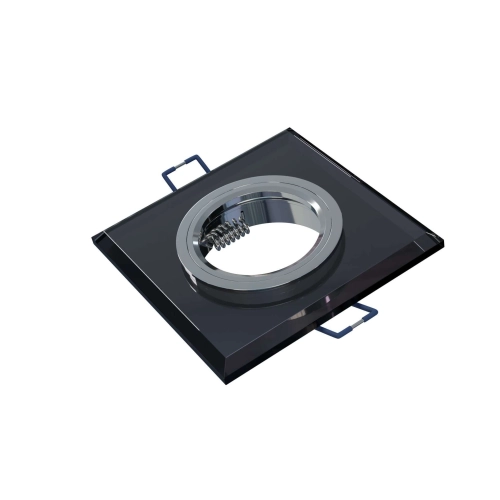 OPRAWA CZARNA SZKLANA KWADRAT STAŁA