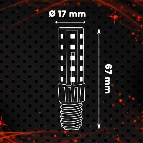 $ ŻARÓWKA E14 LED SMD NW 5,5W 550lm SLIM 0523