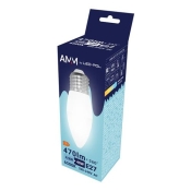 `ŻARÓWKA E27 LED SMD CW 4,9W ŚWIECOWA AMM