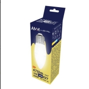 `ŻARÓWKA E27 LED SMD WW 4,9W ŚWIECOWA AMM