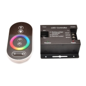 KONTR. RGB RF 12V 18A + P.DOT. CZARNY ID-2074