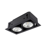 OPRAWA 2 X AR111 GU10 P/T RUCHOMA CZARNY 0350