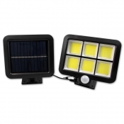 ^NAŚWIETLACZ LED 6xCOB 4W SOLARNY + PIR 1593