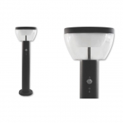 & LAMPA OGRODOWA MERIDA 50cm 9W PW IP44 PIR 4375