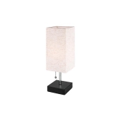 ^LAMPKA BORO 1XE27 1XUSB-A 1XUSB-C TKANINA 0103