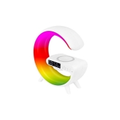 ^LAMPKA BIURKOWA "G" RGB 5W QI GŁOŚNIK 8978